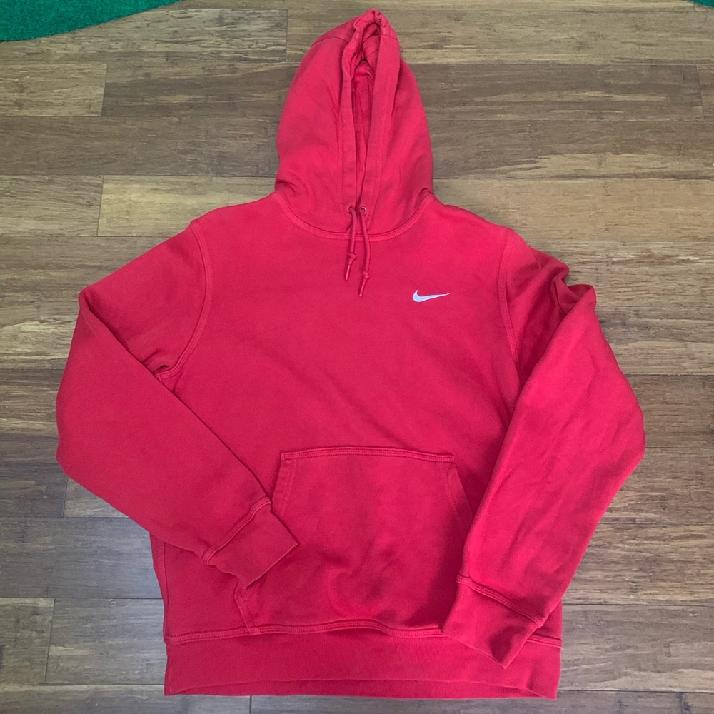 Nike Red Swoosh Hoodie